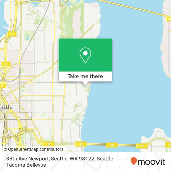 38th Ave Newport, Seattle, WA 98122 map