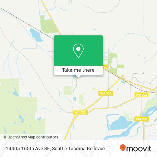 Mapa de 14405 165th Ave SE, Monroe, WA 98272