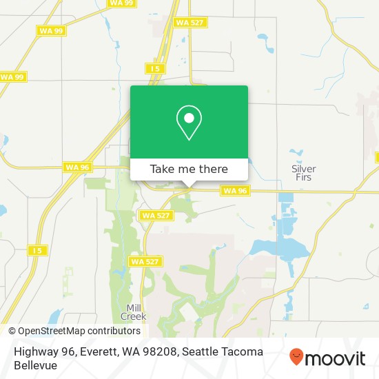 Highway 96, Everett, WA 98208 map