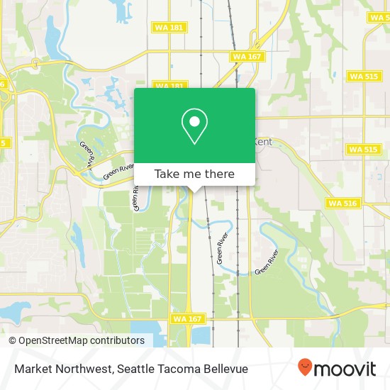 Mapa de Market Northwest