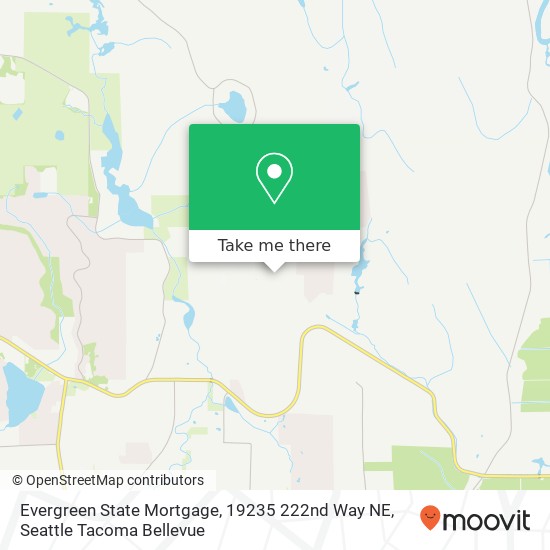 Mapa de Evergreen State Mortgage, 19235 222nd Way NE