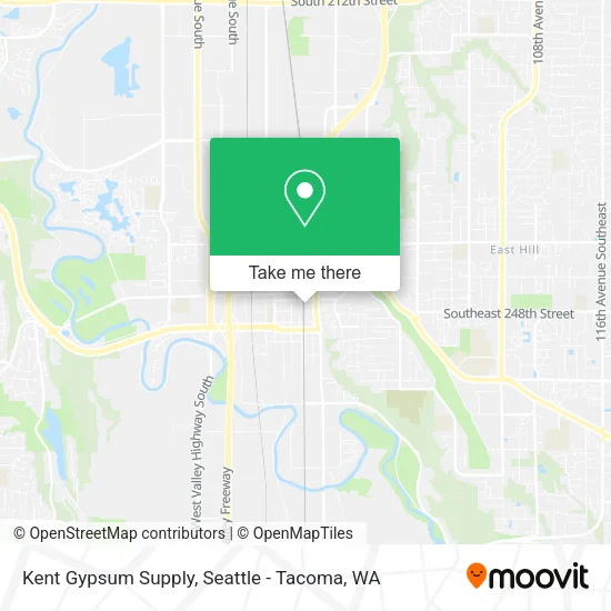 Mapa de Kent Gypsum Supply