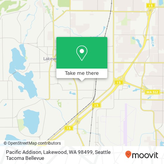 Pacific Addison, Lakewood, WA 98499 map