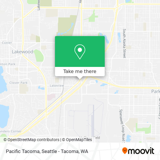 Pacific Tacoma map