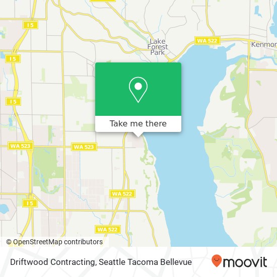 Driftwood Contracting map