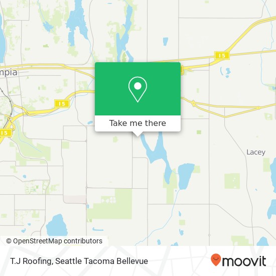 T.J Roofing map