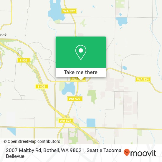 Mapa de 2007 Maltby Rd, Bothell, WA 98021