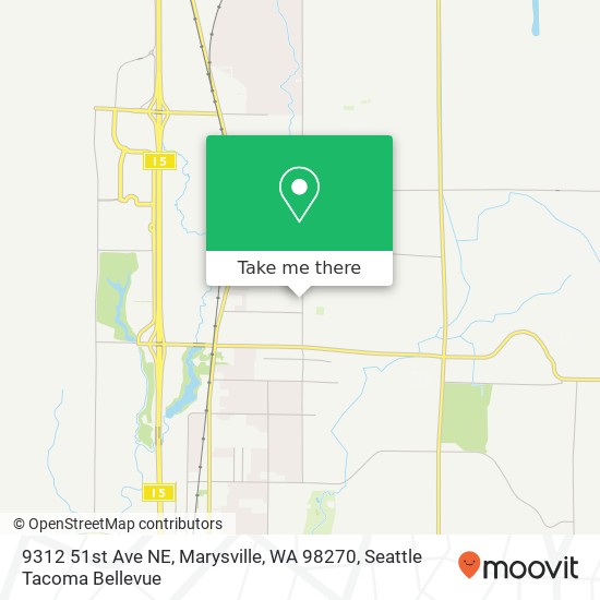 Mapa de 9312 51st Ave NE, Marysville, WA 98270