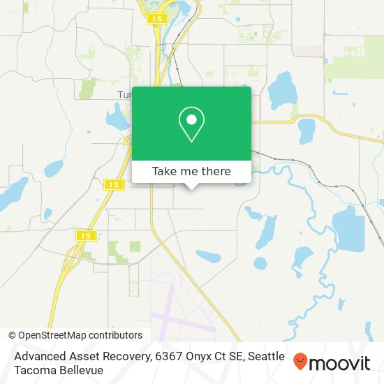 Advanced Asset Recovery, 6367 Onyx Ct SE map