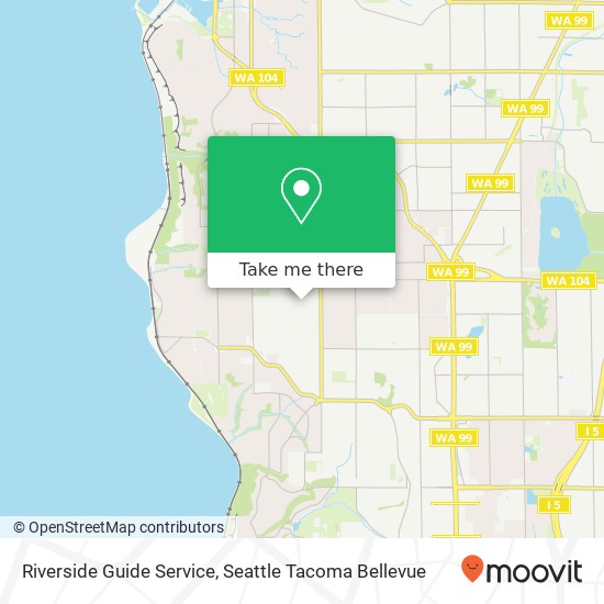 Riverside Guide Service map