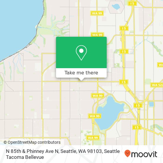 N 85th & Phinney Ave N, Seattle, WA 98103 map