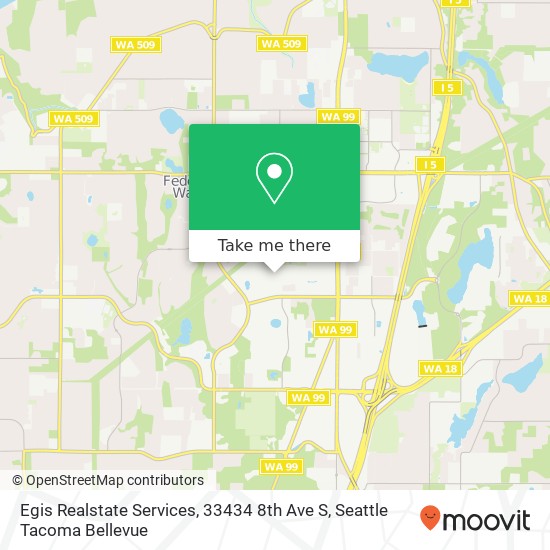 Egis Realstate Services, 33434 8th Ave S map