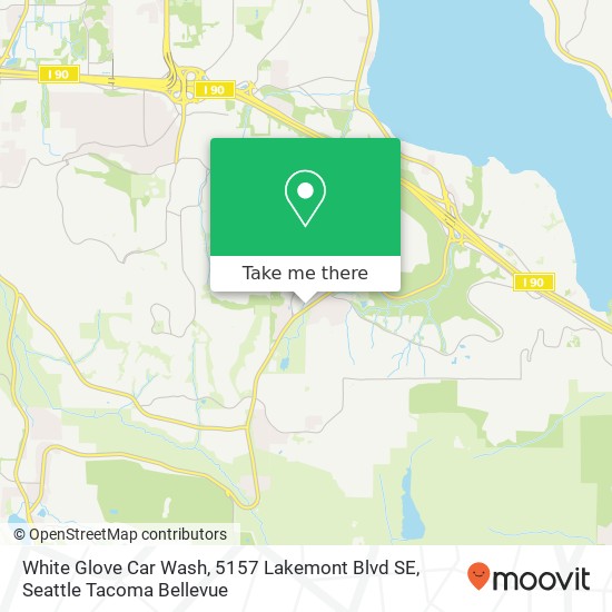 White Glove Car Wash, 5157 Lakemont Blvd SE map