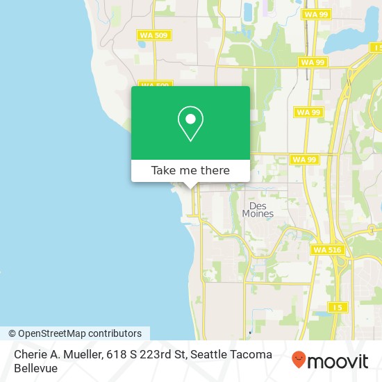 Cherie A. Mueller, 618 S 223rd St map