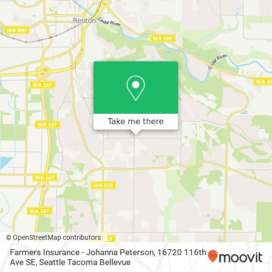 Farmers Insurance - Johanna Peterson, 16720 116th Ave SE map