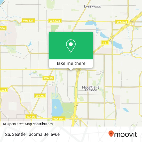 Mapa de 2a, 22002 64th Ave W #2a, Mountlake Terrace, WA 98043, USA
