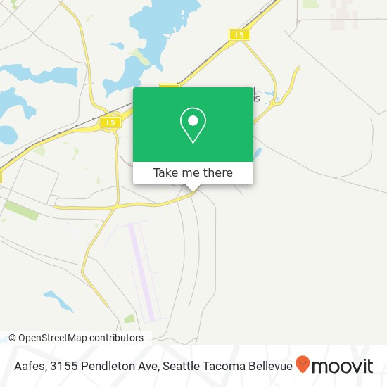 Mapa de Aafes, 3155 Pendleton Ave