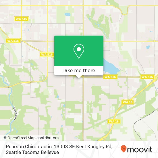 Mapa de Pearson Chiropractic, 13003 SE Kent Kangley Rd