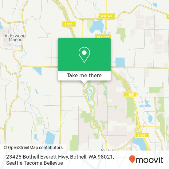 Mapa de 23425 Bothell Everett Hwy, Bothell, WA 98021