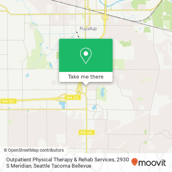 Outpatient Physical Therapy & Rehab Services, 2930 S Meridian map