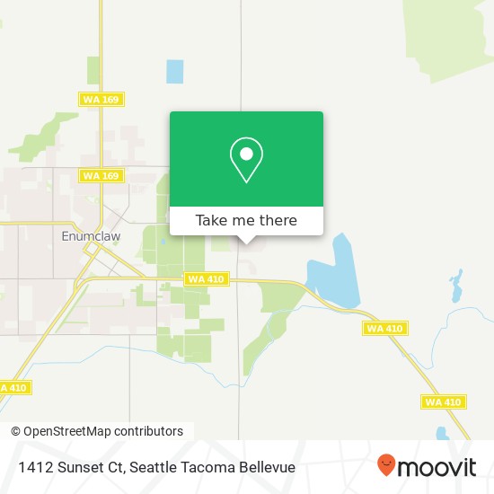 1412 Sunset Ct, Enumclaw, WA 98022 map