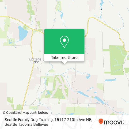 Seattle Family Dog Training, 15117 210th Ave NE map