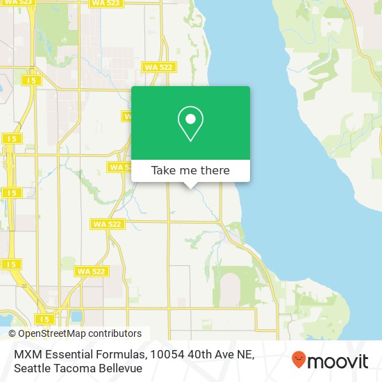 MXM Essential Formulas, 10054 40th Ave NE map