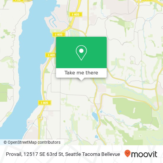 Provail, 12517 SE 63rd St map