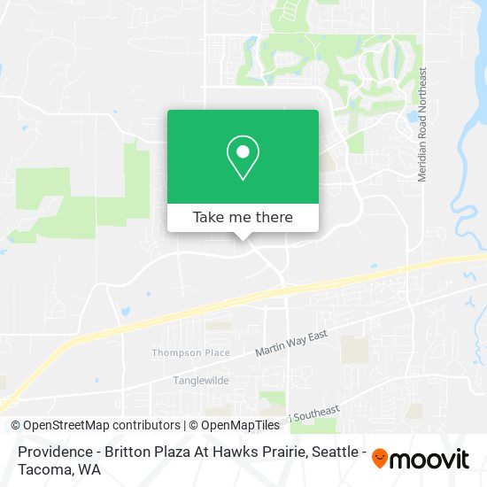 Providence - Britton Plaza At Hawks Prairie map