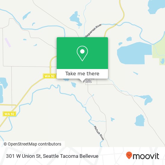 Mapa de 301 W Union St, Granite Falls, WA 98252