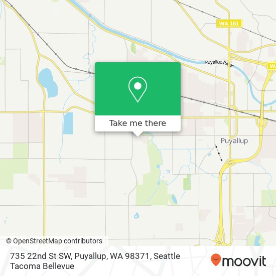 Mapa de 735 22nd St SW, Puyallup, WA 98371