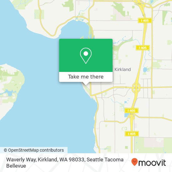 Waverly Way, Kirkland, WA 98033 map