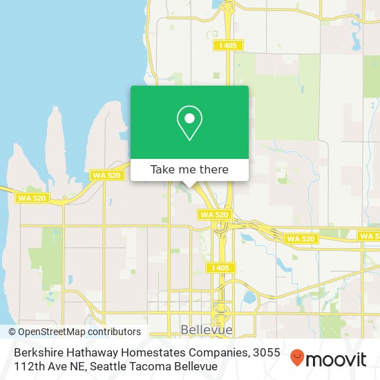 Berkshire Hathaway Homestates Companies, 3055 112th Ave NE map