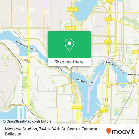 Meserve Studios, 744 N 34th St map