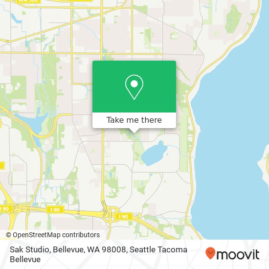 Sak Studio, Bellevue, WA 98008 map