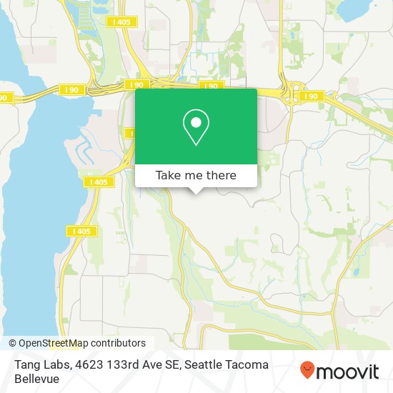 Mapa de Tang Labs, 4623 133rd Ave SE