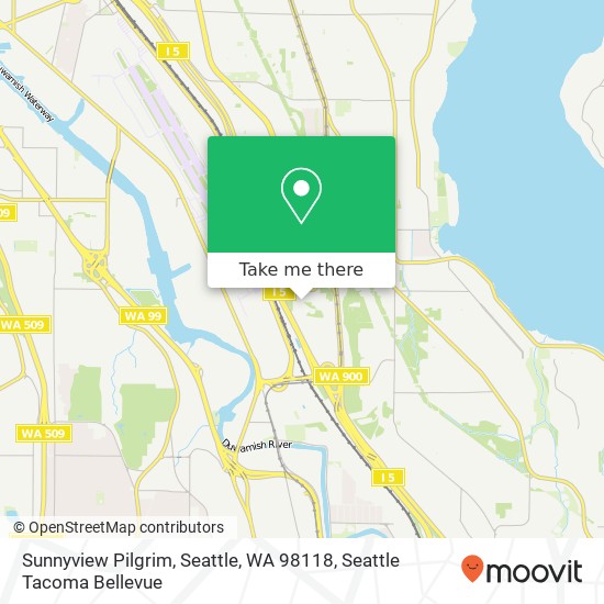 Sunnyview Pilgrim, Seattle, WA 98118 map