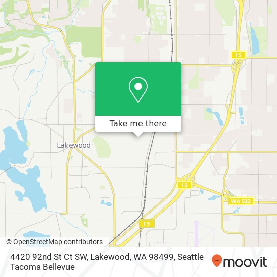 4420 92nd St Ct SW, Lakewood, WA 98499 map