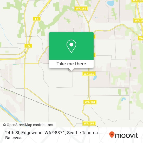 Mapa de 24th St, Edgewood, WA 98371