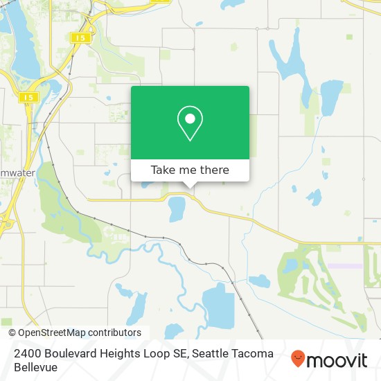 2400 Boulevard Heights Loop SE, Olympia, WA 98501 map