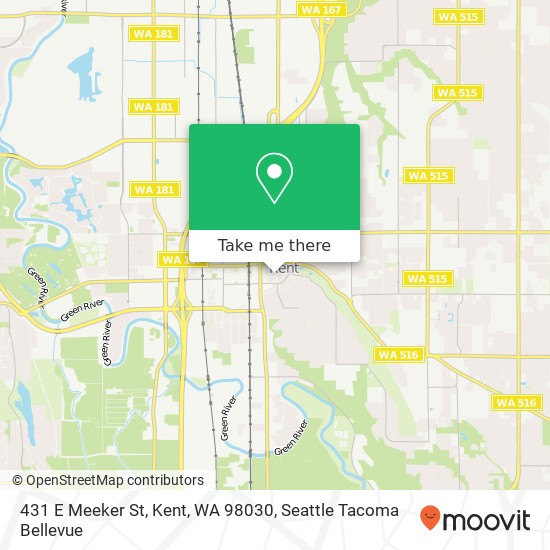 431 E Meeker St, Kent, WA 98030 map