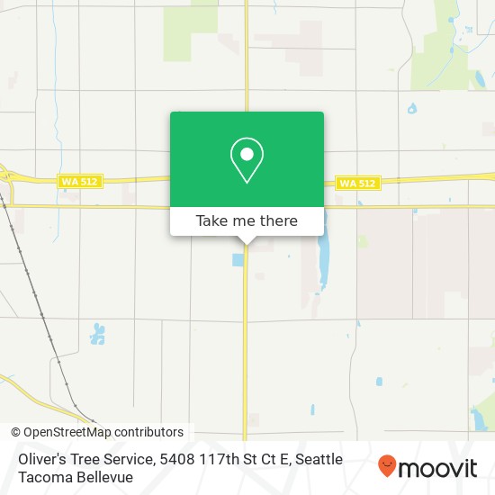 Oliver's Tree Service, 5408 117th St Ct E map