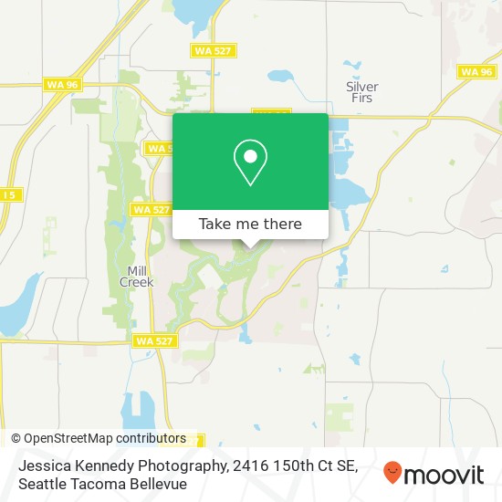 Mapa de Jessica Kennedy Photography, 2416 150th Ct SE