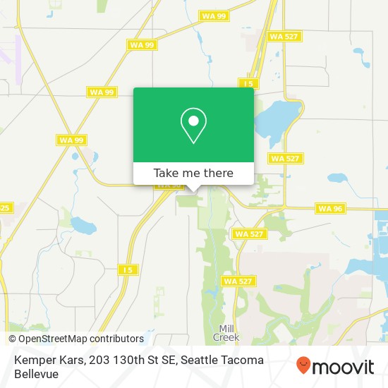 Mapa de Kemper Kars, 203 130th St SE