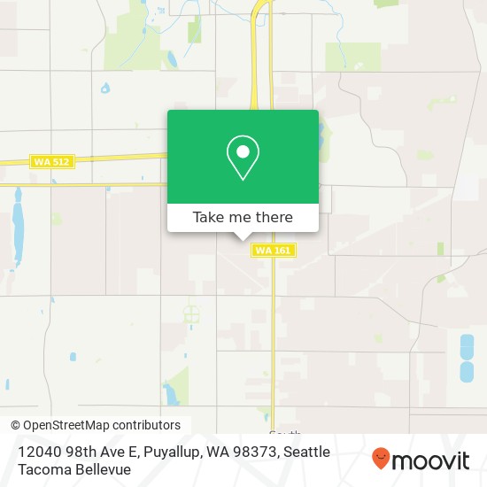 Mapa de 12040 98th Ave E, Puyallup, WA 98373