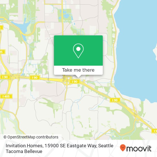 Invitation Homes, 15900 SE Eastgate Way map