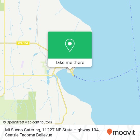 Mapa de Mi Sueno Catering, 11227 NE State Highway 104