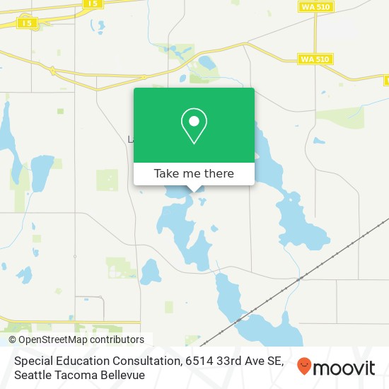 Mapa de Special Education Consultation, 6514 33rd Ave SE