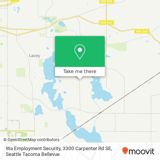 Mapa de Wa Employment Security, 3300 Carpenter Rd SE