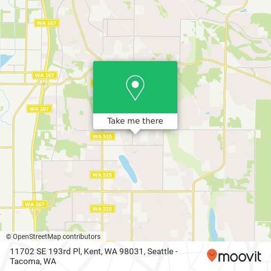 11702 SE 193rd Pl, Kent, WA 98031 map